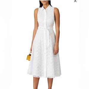 Kate Spade Flower Eyelet Shirt Dress